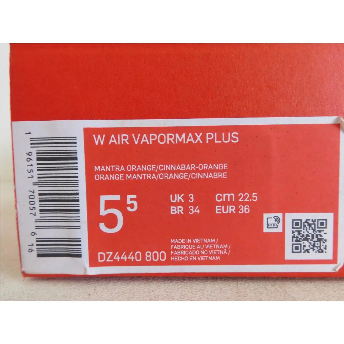 Nike shoes - Nike Air Vapormax Plus - Air Vapormax Plus - Dz4440-800 - Orange (UPC: 196151700576) 3