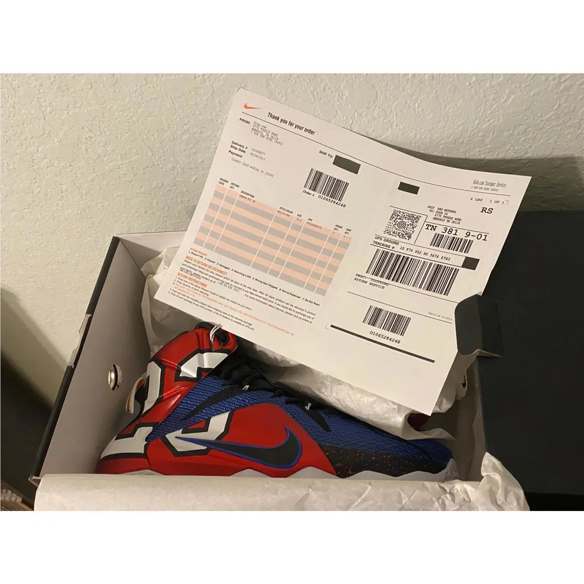 Nike shoes - Lebron 12 - Lebron - 802193 909 - Multicolor (UPC: 091205003170) 9