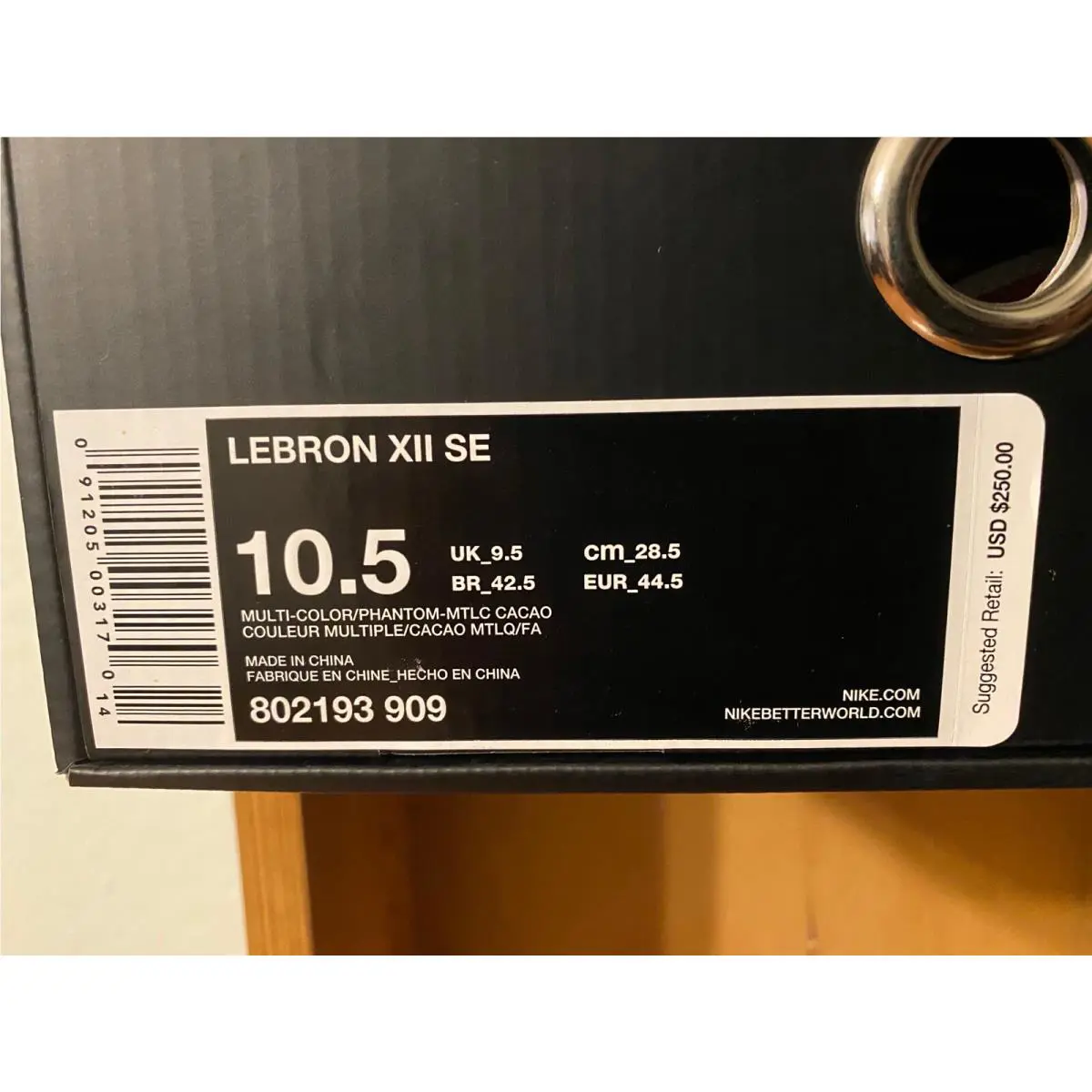 Nike shoes - Lebron 12 - Lebron - 802193 909 - Multicolor (UPC: 091205003170) 10