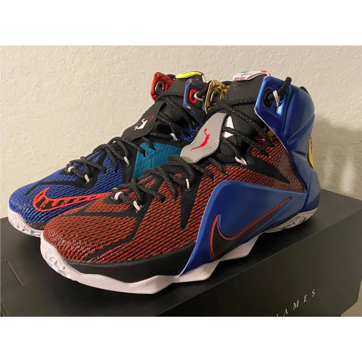 Nike shoes - Lebron 12 - Lebron - 802193 909 - Multicolor (UPC: 091205003170) 2