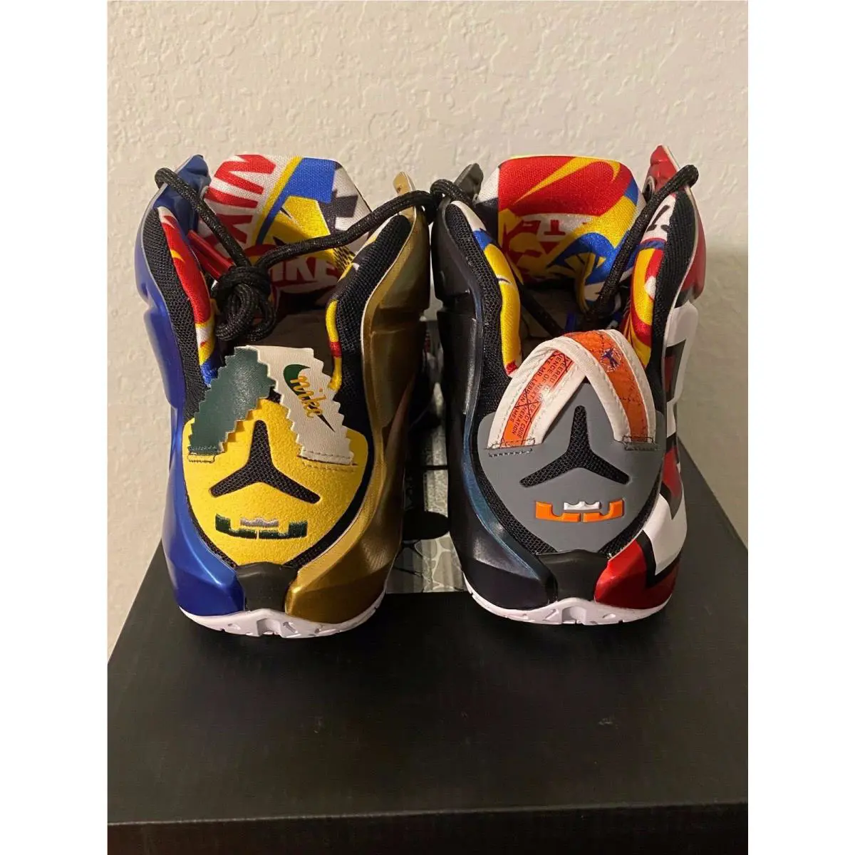 Nike shoes - Lebron 12 - Lebron - 802193 909 - Multicolor (UPC: 091205003170) 6