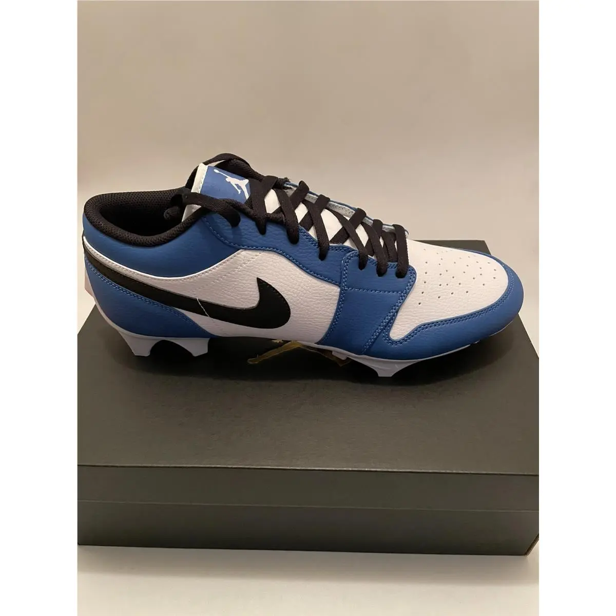 Nike Air Jordan 1 Low TD White Royal Football Cleats FJ6245-104 Men’s Size 13 US
