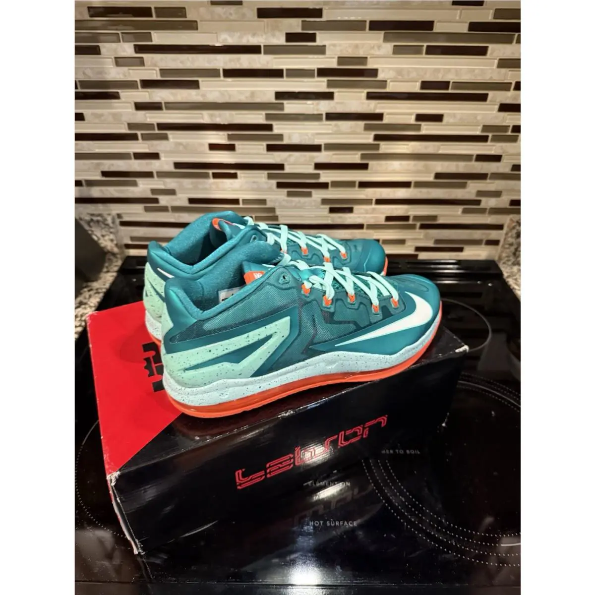 Nike shoes - Nike LeBron 11 - LeBron - 642849-313 - Green 3