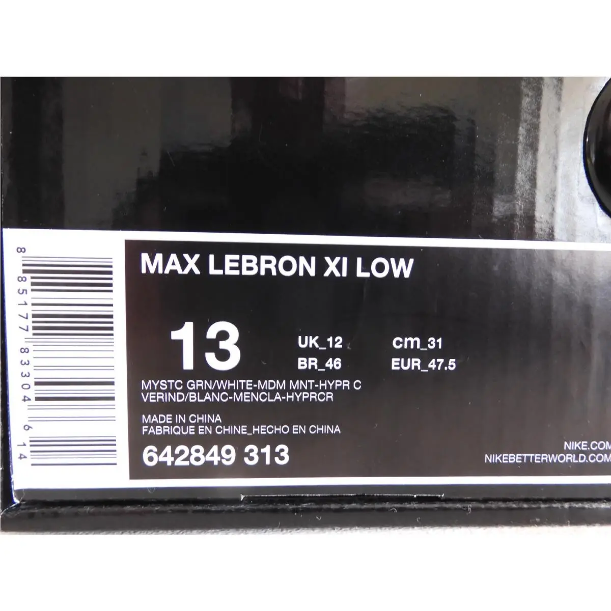 Nike shoes - Nike LeBron 11 - LeBron - 642849-313 - Green (UPC: 885177833046) 3