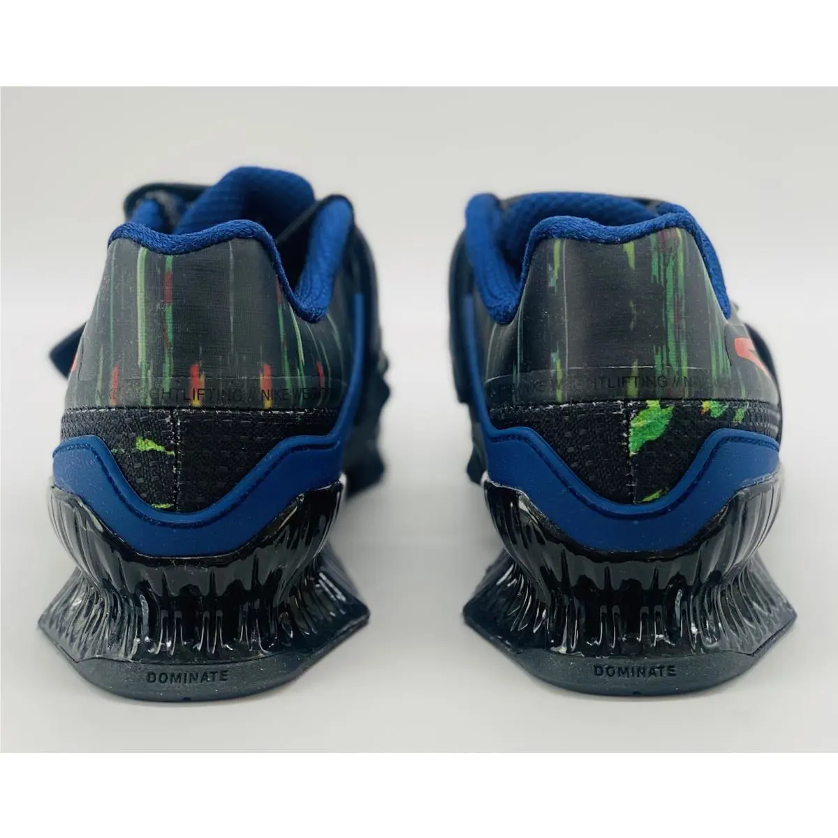 Nike shoes - Nike Romaleos 4 AMP - Romaleos AMP - CU6452-060 - Black, Multicolor, Manufacturer: Black/Dark Smoke Grey/Poison Green/Flash Crimson 2