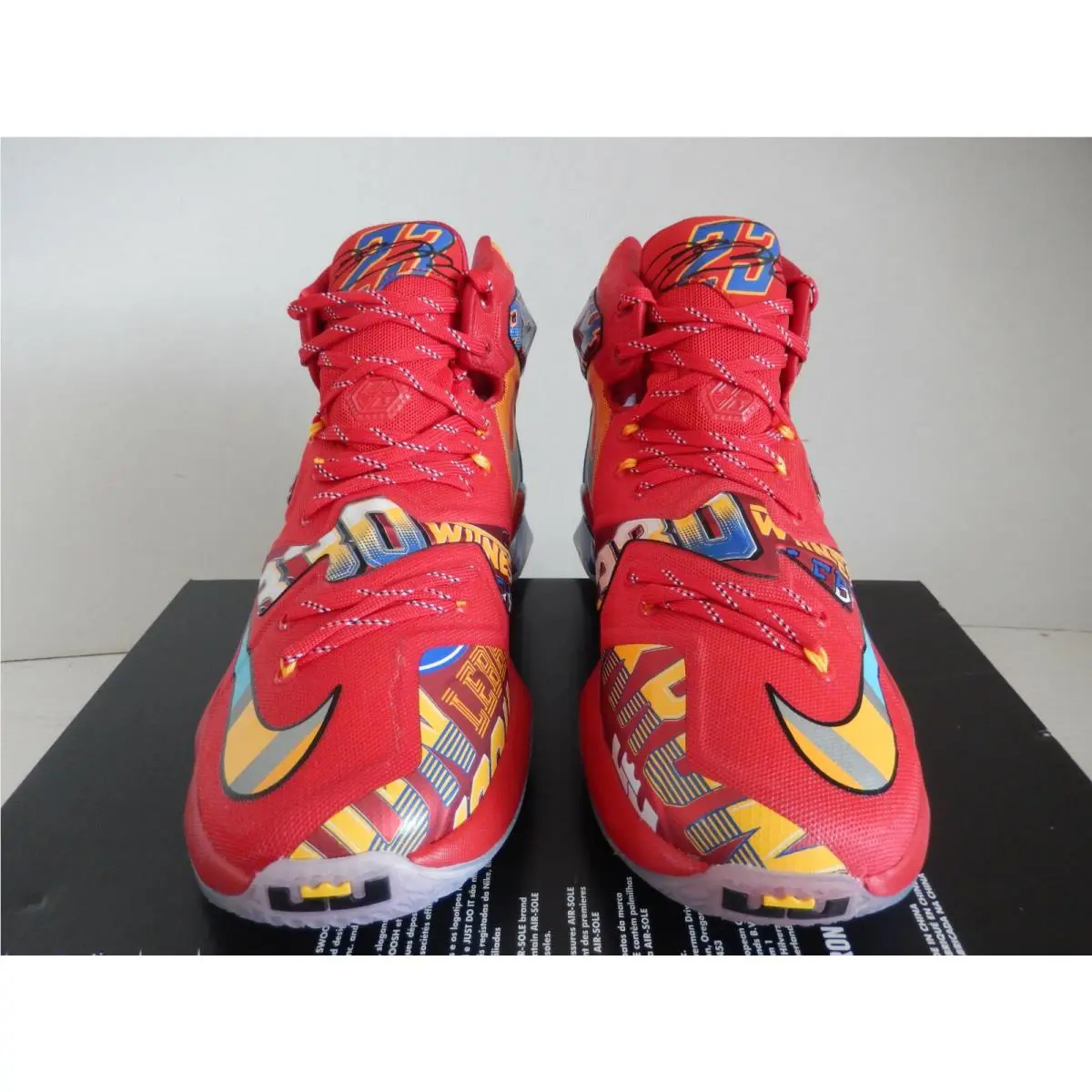 Nike shoes - Nike LeBron 13 - LeBron - 843801-696 - Red (UPC: 0823229701875) 1