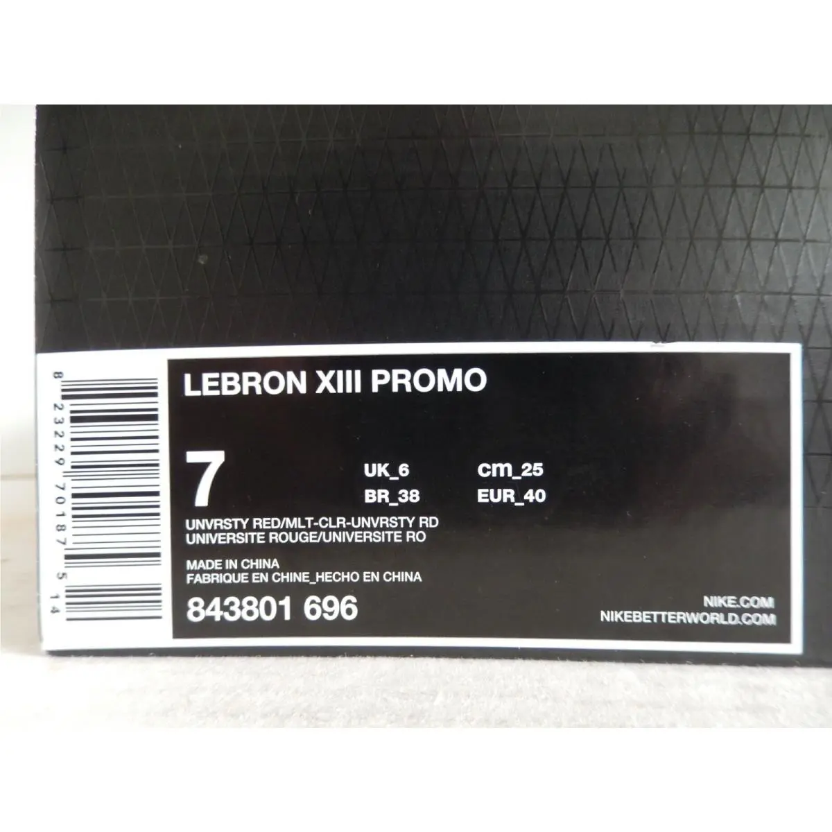 Nike shoes - Nike LeBron 13 - LeBron - 843801-696 - Red (UPC: 0823229701875) 3