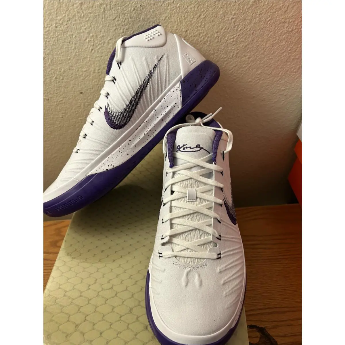 Nike shoes - Nike Kobe A.D. - Kobe - White/Court Purple-Black (UPC: 888412043101) 0