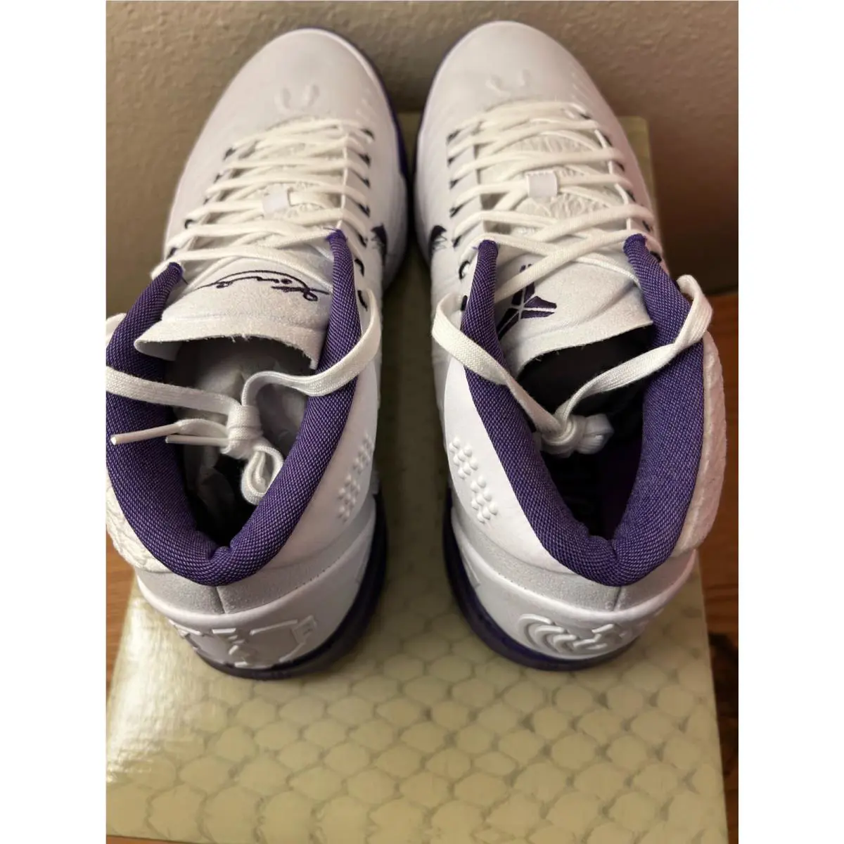 Nike shoes - Nike Kobe A.D. - Kobe - White/Court Purple-Black (UPC: 888412043101) 3