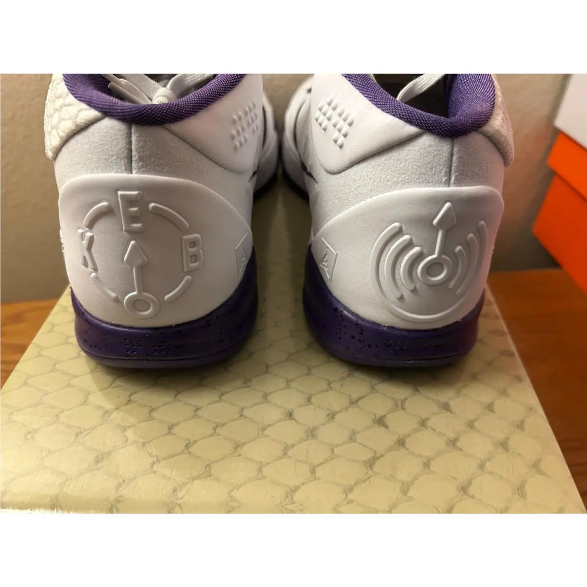 Nike shoes - Nike Kobe A.D. - Kobe - White/Court Purple-Black (UPC: 888412043101) 4