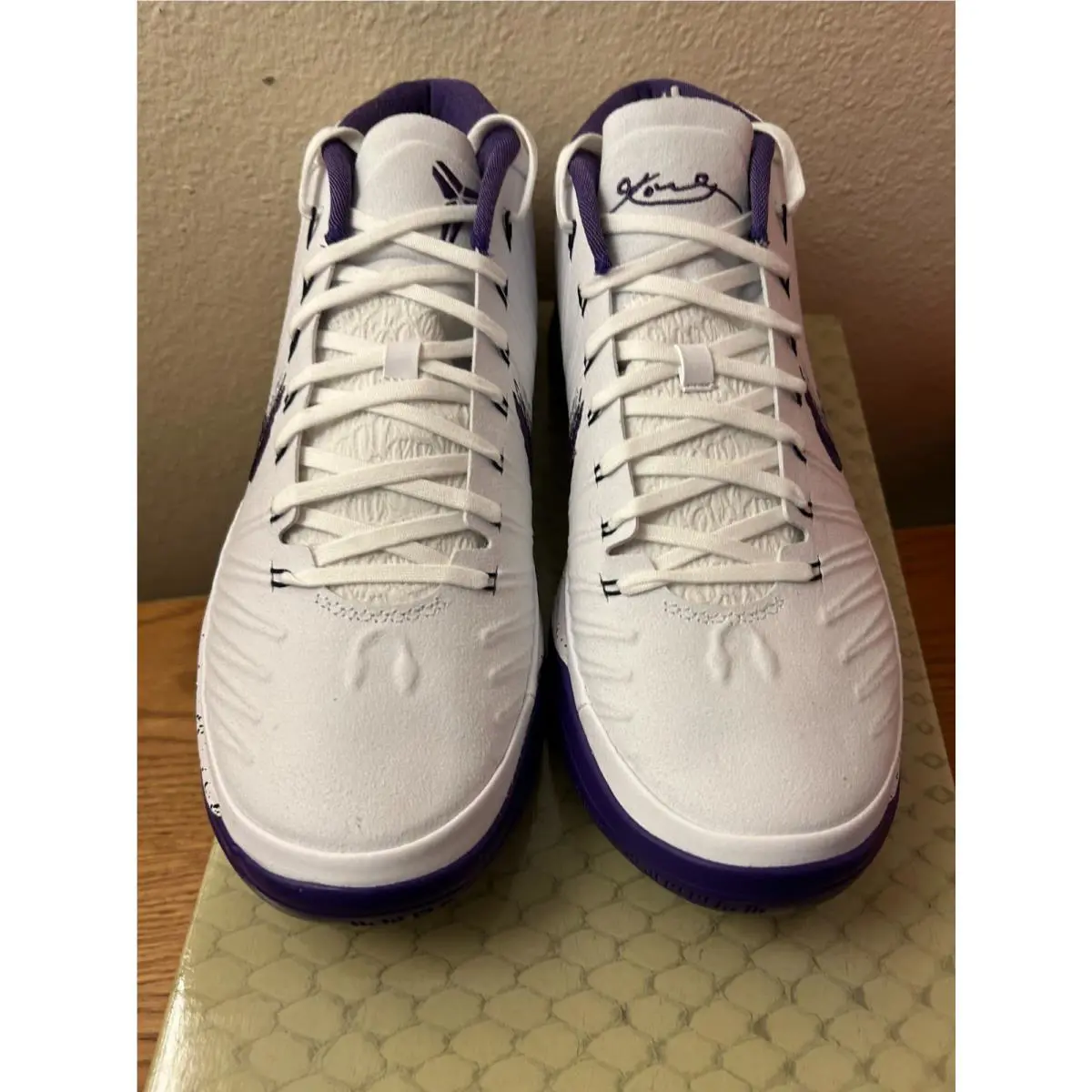 Nike shoes - Nike Kobe A.D. - Kobe - White/Court Purple-Black (UPC: 888412043101) 5