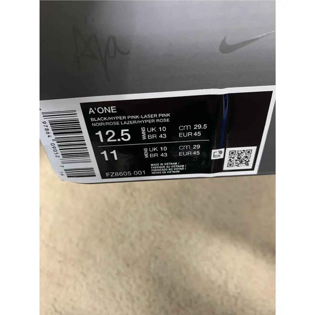 Nike shoes - Nike One - One - FZ8605-001 - Pink 5
