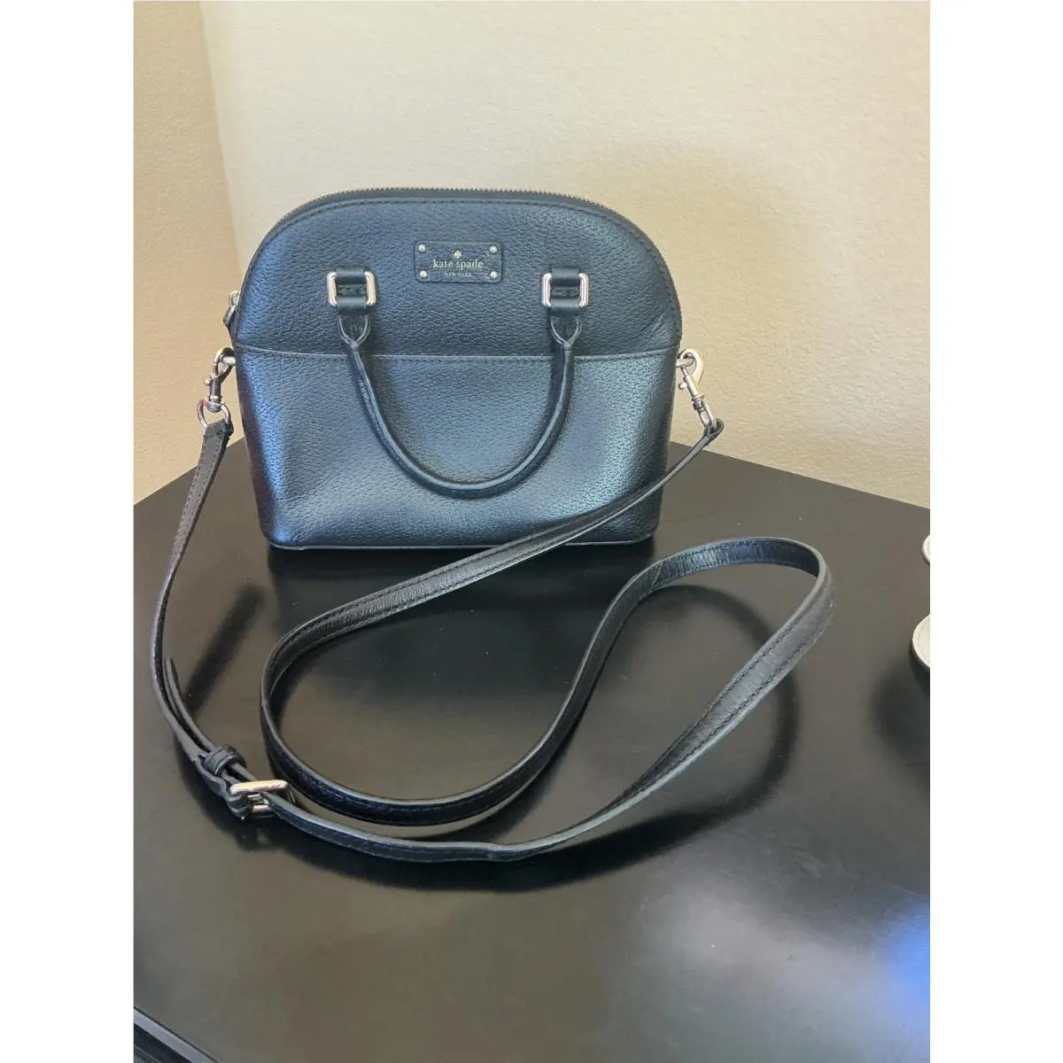 New York Handbags Totes Crossbody Camera Bag Luggage Tag Black Satchel by Kate Spade