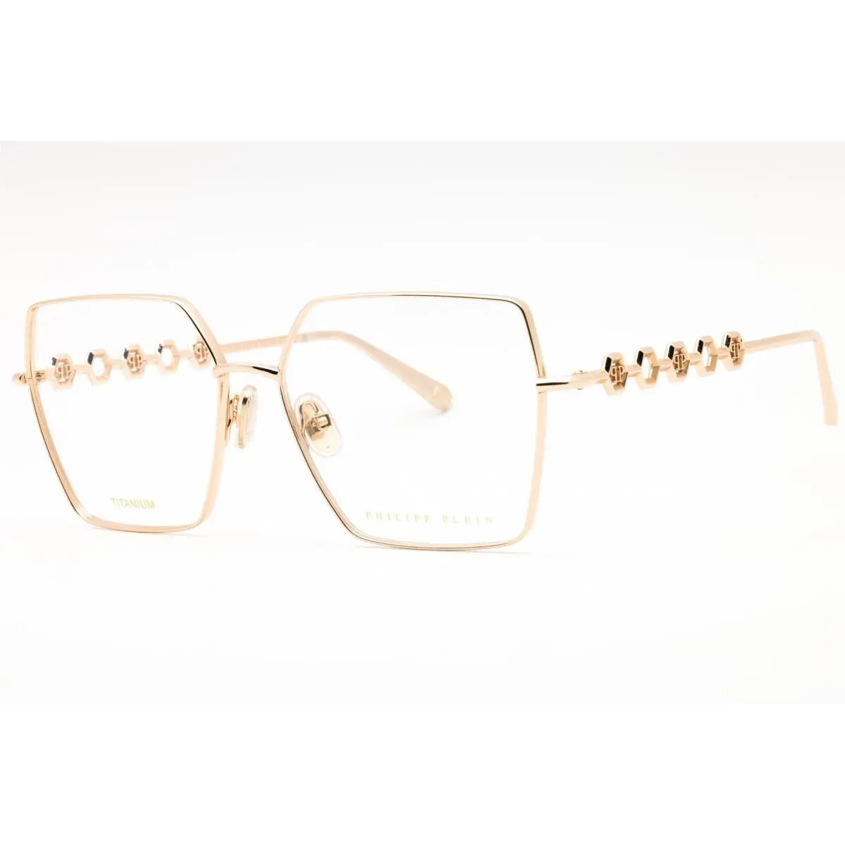 Philipp Plein VPP071M 0300 Eyeglasses Rose Gold Frame 57mm