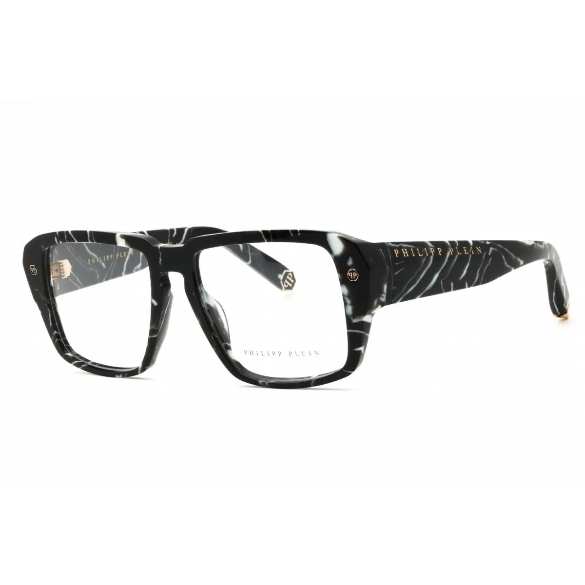 Philipp Plein VPP081-0Z21 Eyeglasses Boutique Display - Frame: MARBLED BLACK