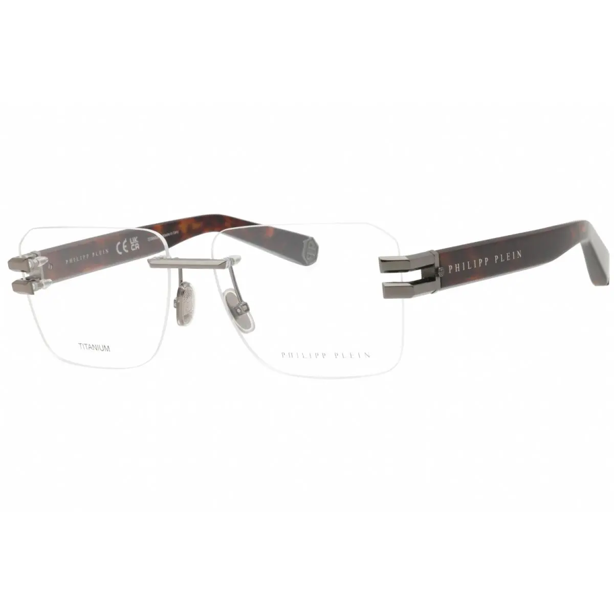 Philipp Plein VPP086M 0568 Eyeglasses Gunmetal Frame 59mm