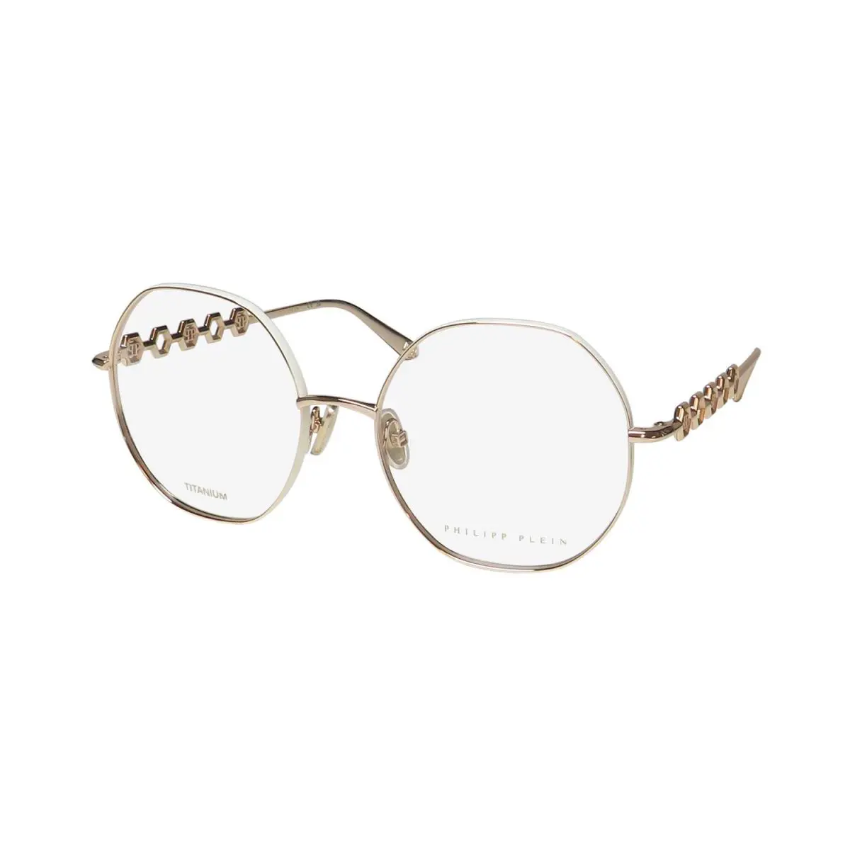 Philipp Plein VPP070 Plein Delight Eyeglass Frame Oversized Titanium