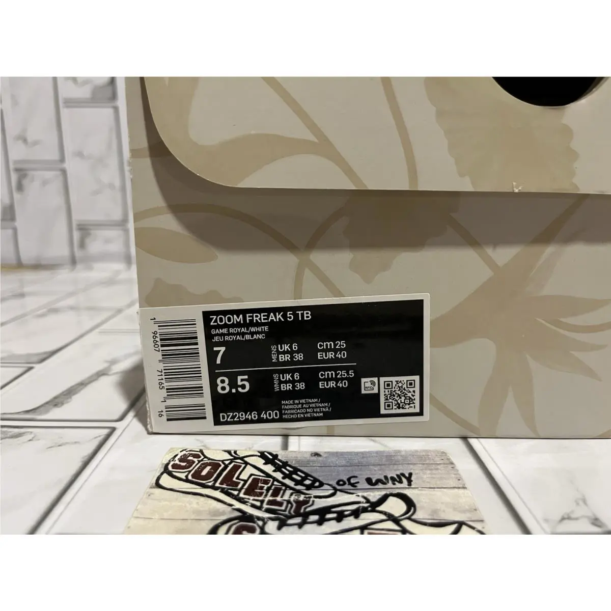 Nike shoes - Nike Zoom Freak 5 - Zoom Freak - DZ2946-400 - Blue 35
