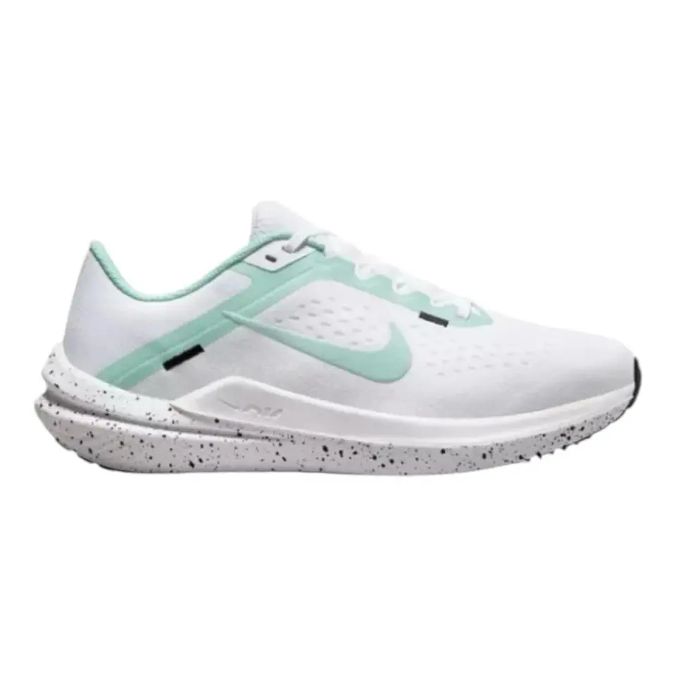 Nike Womens Air Winflo 10 Running Shoes FN7106 100 - WHITE /EMERALD RISE BLACK
