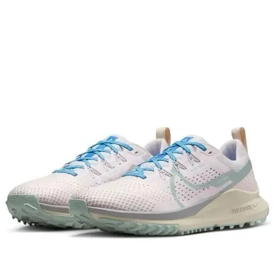 Nike shoes - Nike React Pegasus Trail 4 - DJ6159-600 - Pearl Pink/Grey/Baltic Blue/Wolf Grey 7