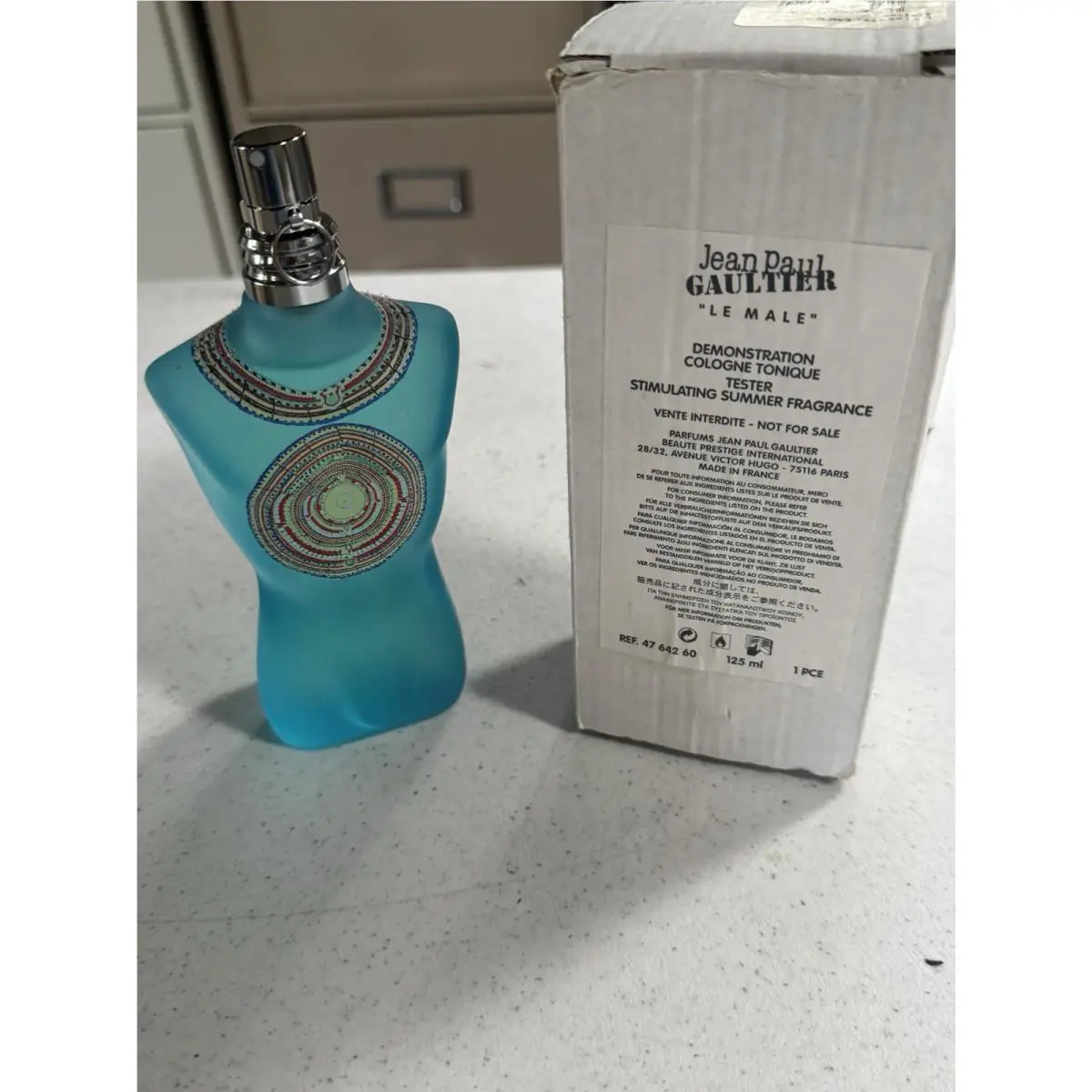 Jean Paul Gaultier Le Male Cologne Tonique 2008 Summer Fragrance 125ml - 4.2 Oz