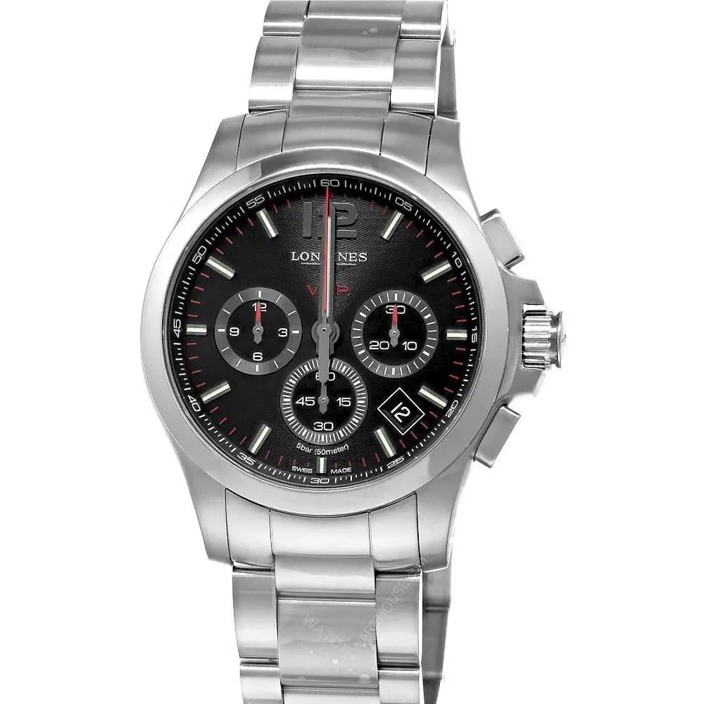 Longines Conquest Collection V.h.p Quartz 42mm Men`s Watch L3.717.4.56.6