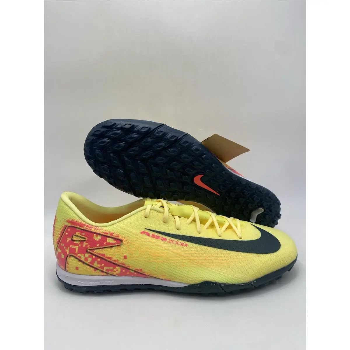 Nike Zoom Vapor 16 Academy KM TF Laser Orange Navy FQ8384 800 Men`s Sz 10