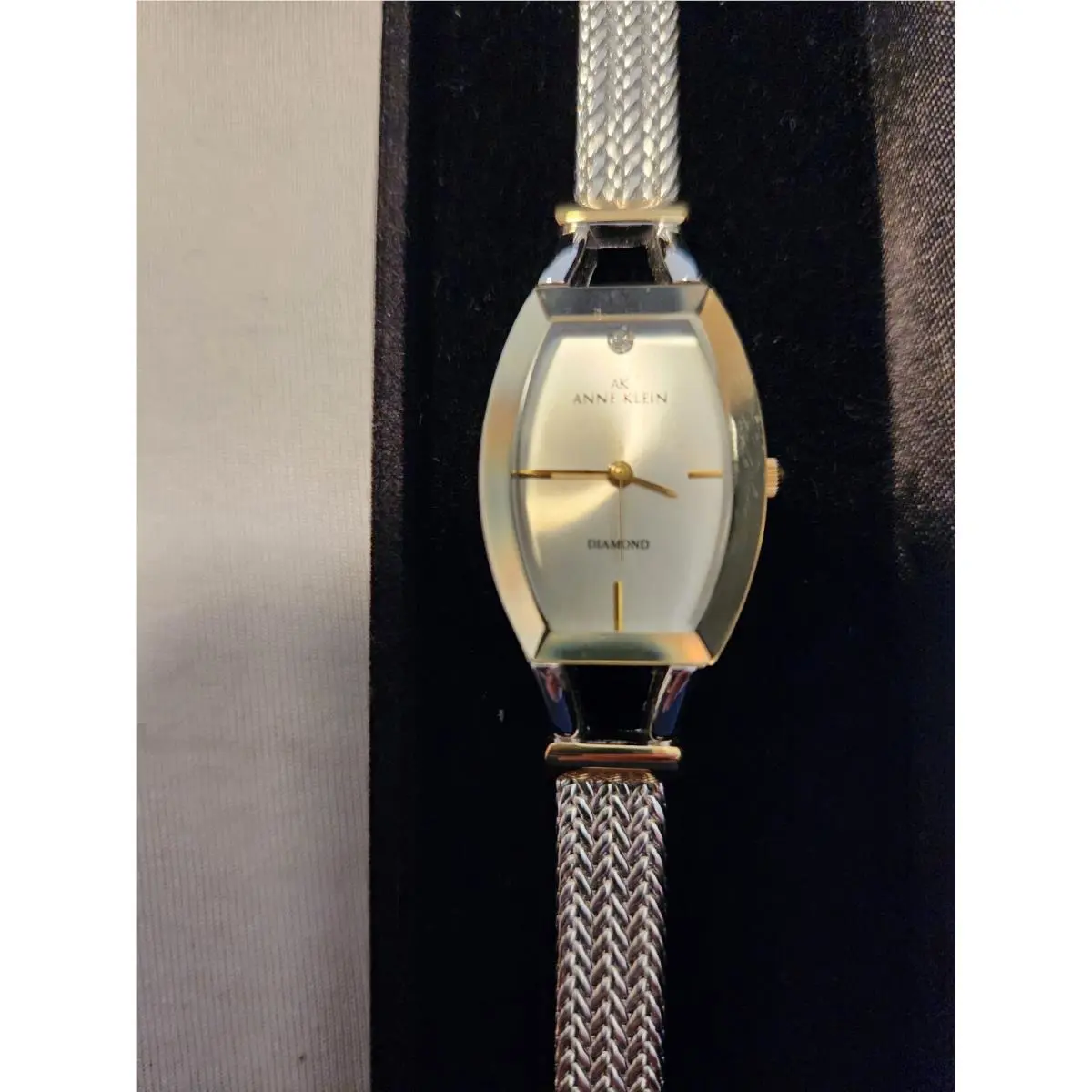Anne Klein Diamond Collection 2 Toned Watch
