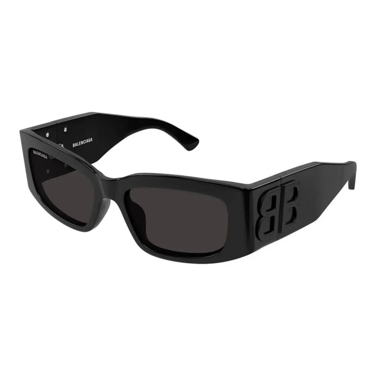 Balenciaga BB0360S 001 Rectangle Black/grey 56 mm Women`s Sunglasses Frame