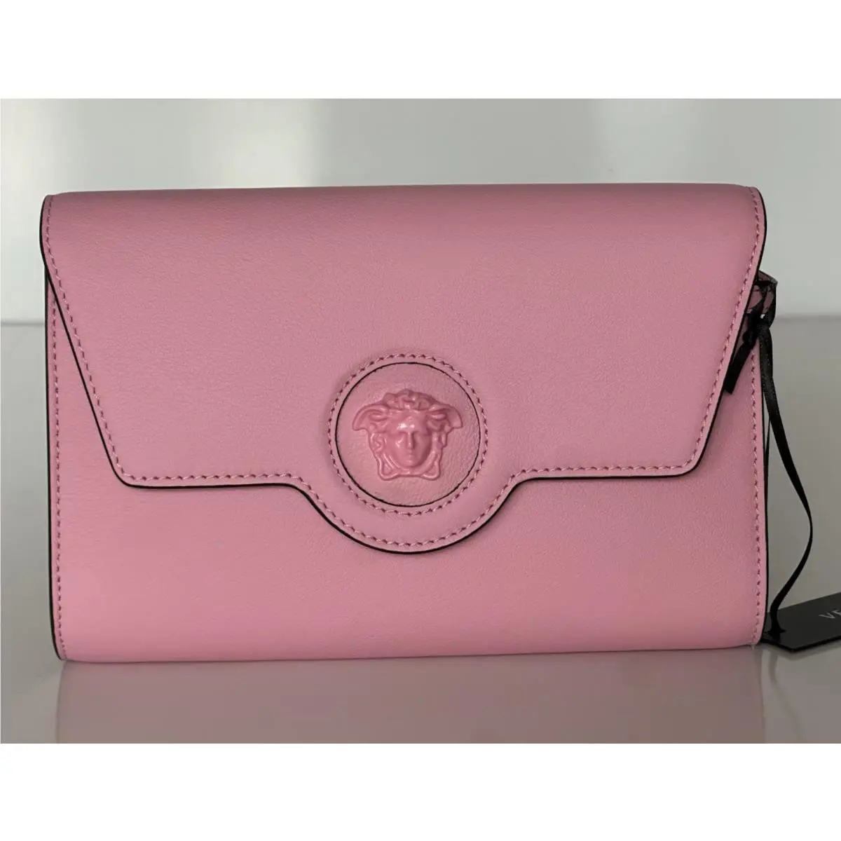 Versace Medusa Leather Mini Pink Shoulder Bag Italy 1021608