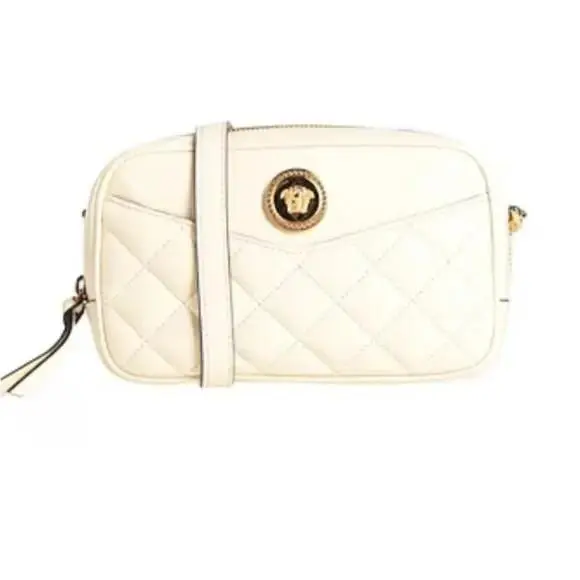 Versace Nappa Quilted La Medusa Camera Bag