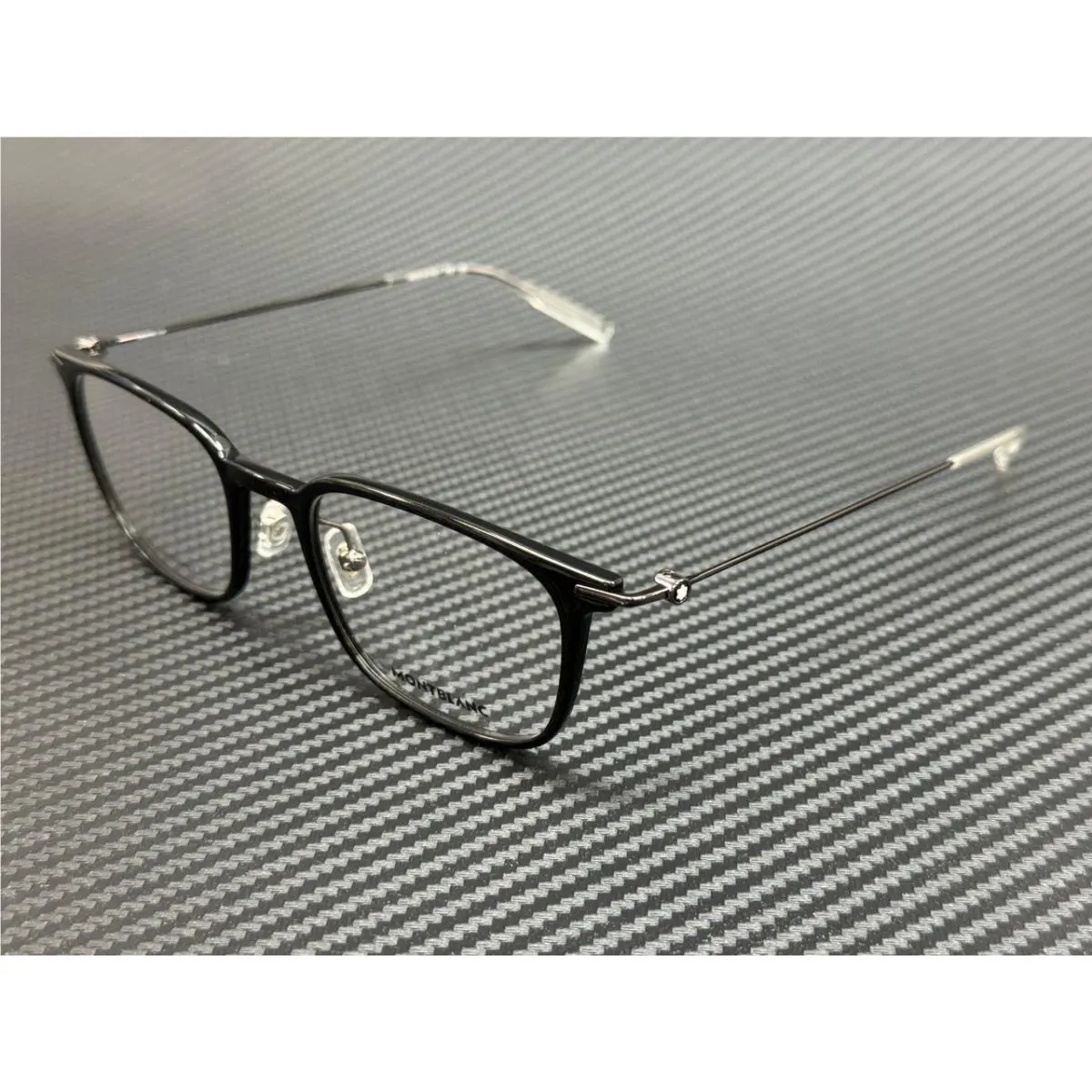 Montblanc Mont Blanc MB0100O 005 Black Men`s Extra Large 52 mm Eyeglasses