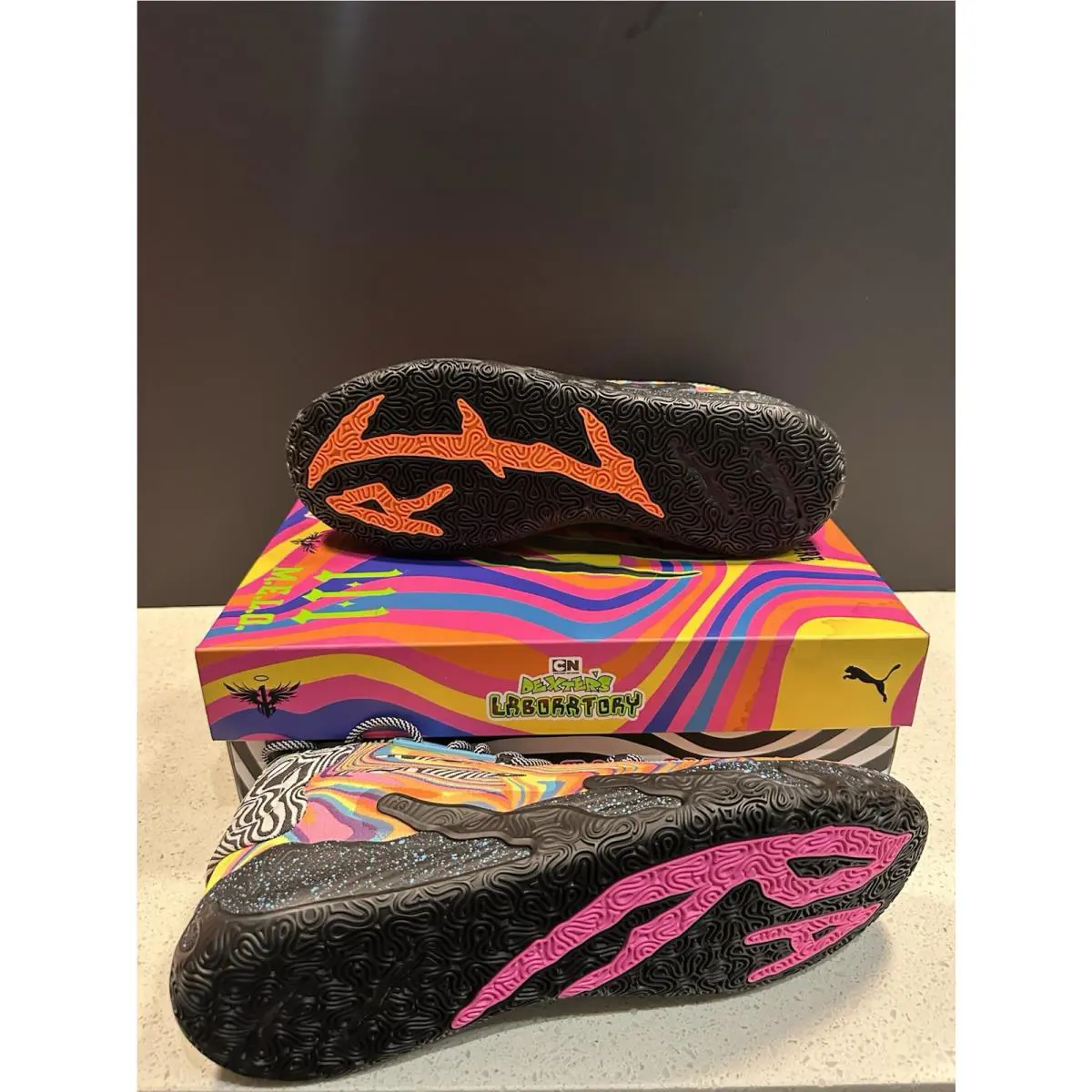 Puma shoes - PUMA MB 03 - 379330-01 - Multicolor, Manufacturer: Poison Pink/Fluro Orange Pes 0
