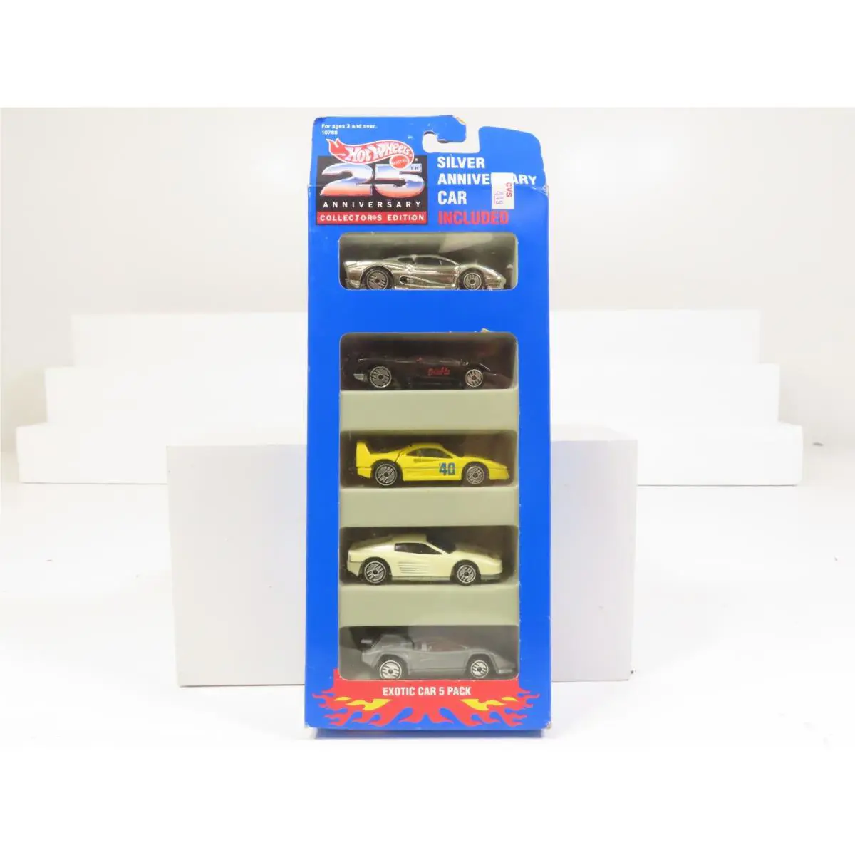 Mattel Hot Wheels 1993 25th Anniversary Exotic Car 5 Pack 10788NIB 8659