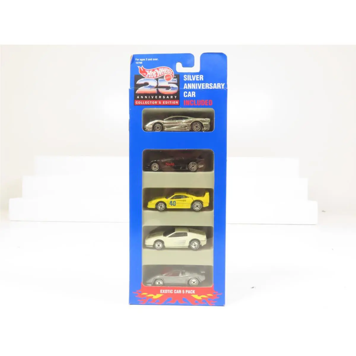 Mattel Hot Wheels 1993 25th Anniversary Exotic Car 5 Pack 10788NIB 8661