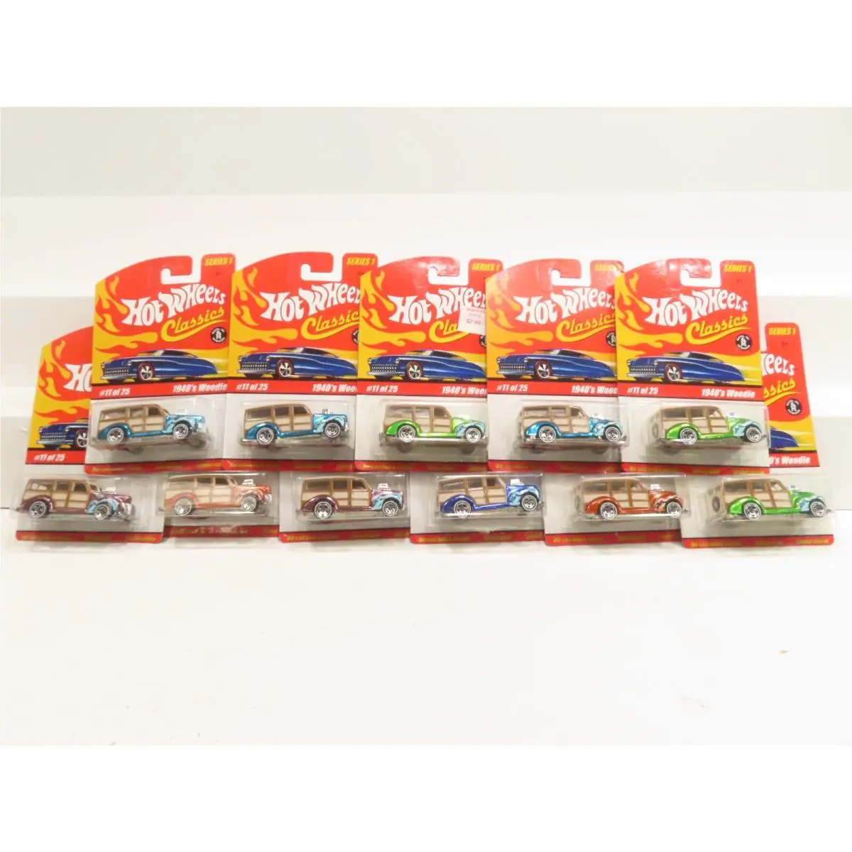 Mattel 11 Hot Wheels Classic Series 1 11 of 25 1940`s Woodie 8912