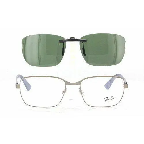 Custom Made For Ray-ban RB6308-53X17 Polarized Clip-on Sunglasses Eyeglasses No