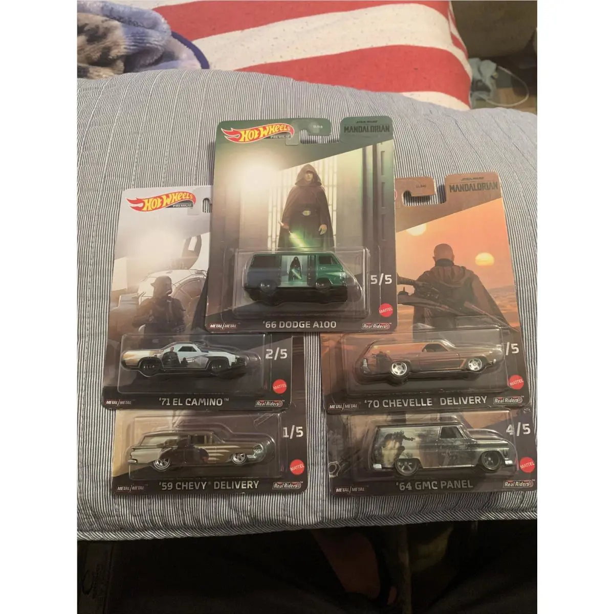 2023 Hot Wheels Star Wars Mandalorian Set of 5. Hot Wheels Premium