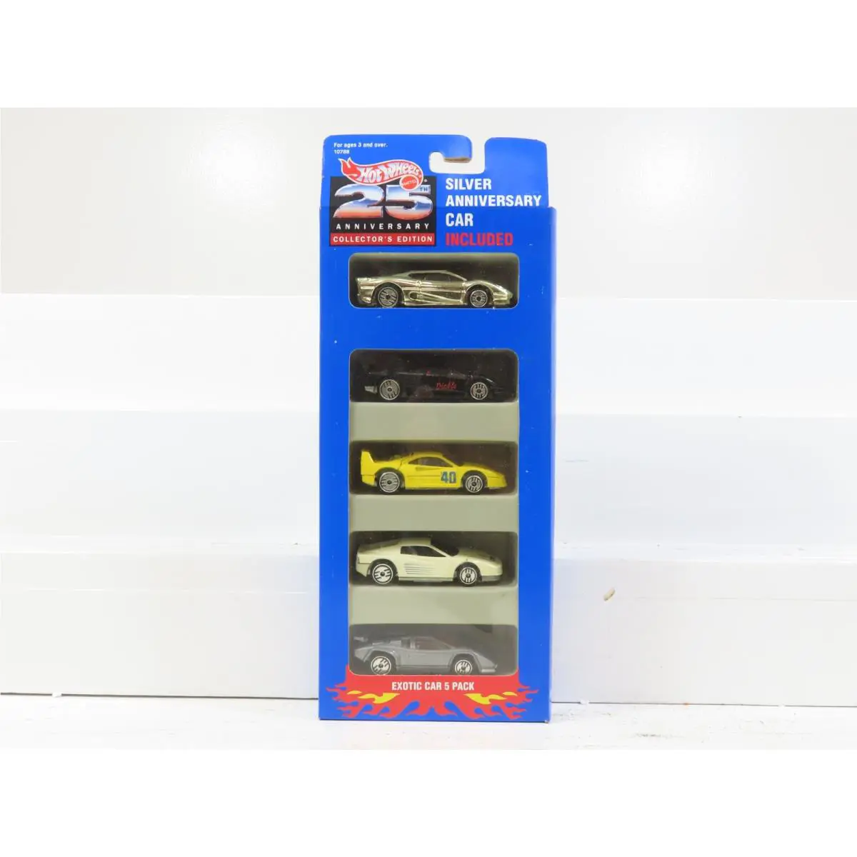 Mattel Hot Wheels 1993 25th Anniversary Exotic Car 5 Pack 10788 8658