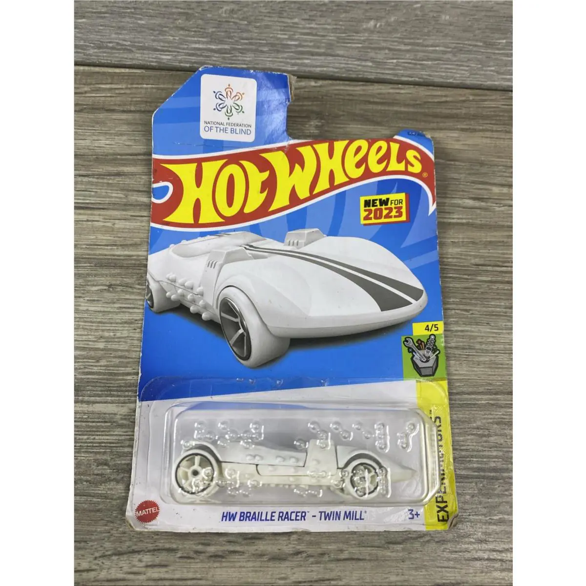 Hot Wheels HW Braille Racer Twin Mill First Ever Car For The Blind 2023 Diecast