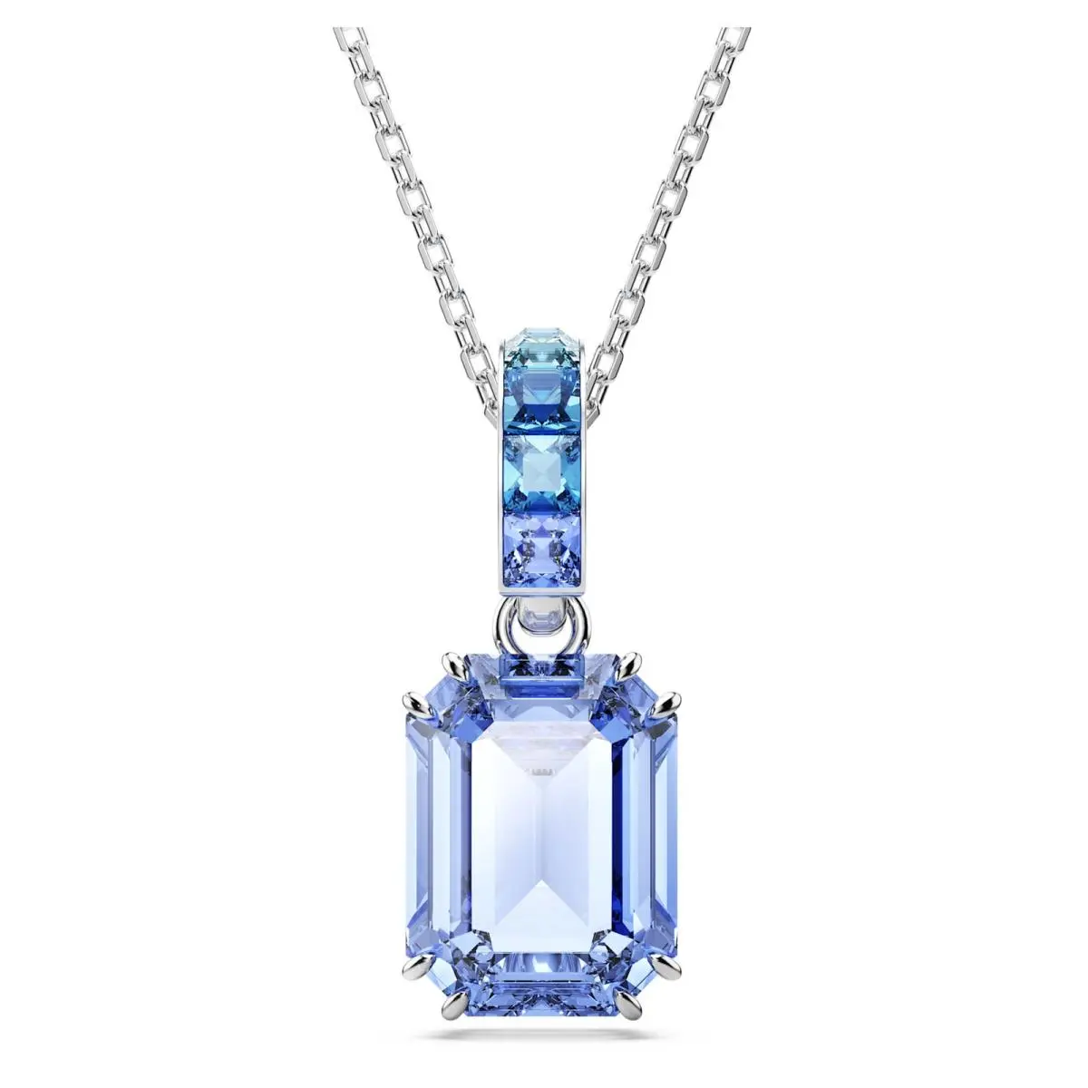 Swarovski Millenia Pendant Octagon Cut Blue Rhodium Plated 5696518