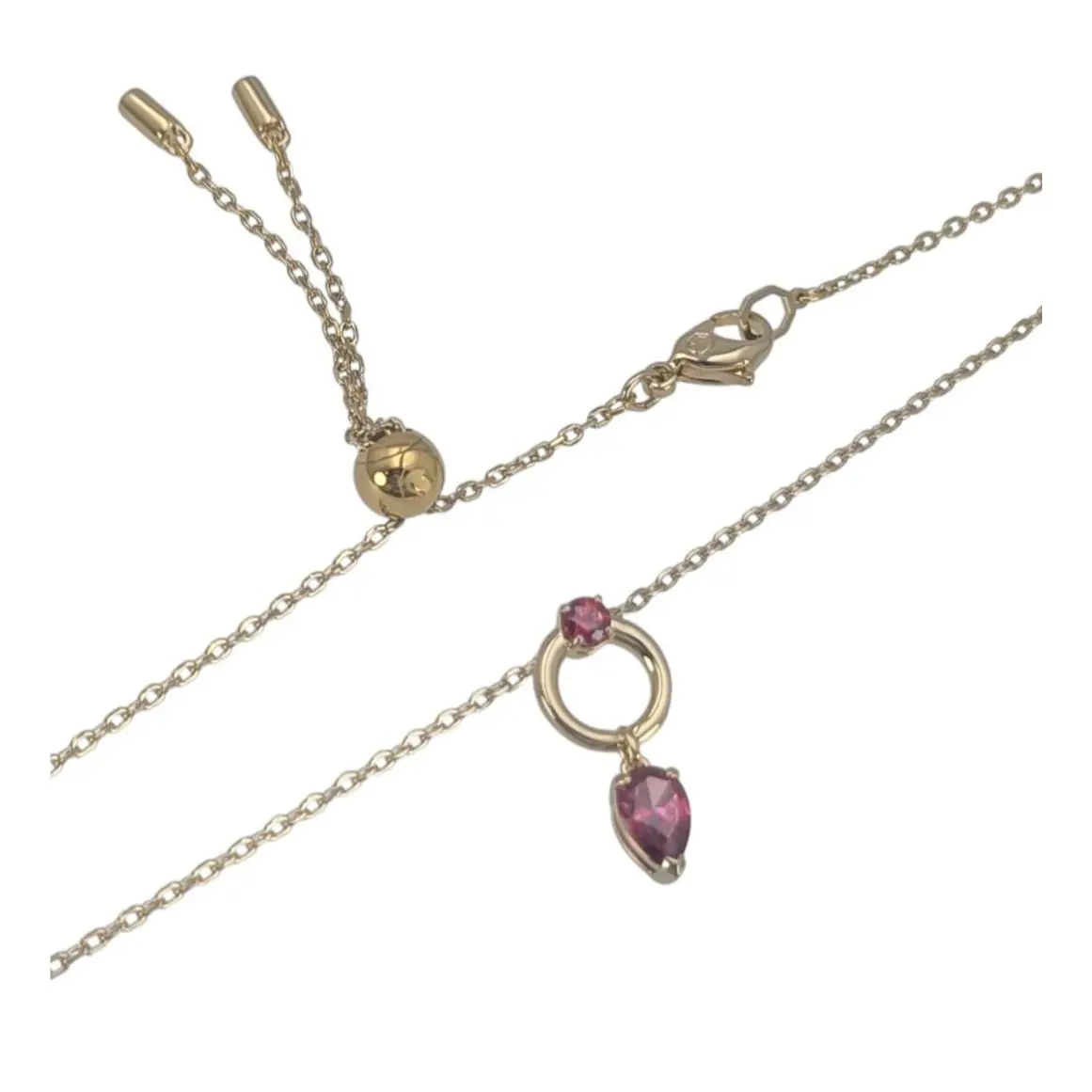 Swarovski Gold Chain Red Mesmera Pendant Necklace 5732487