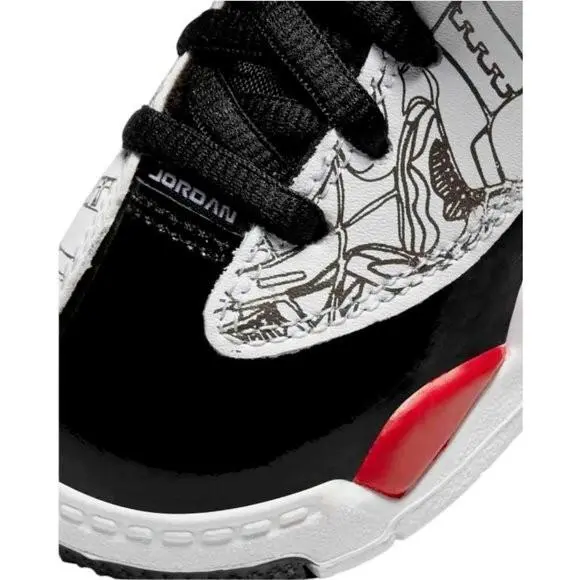 Nike shoes - Air Jordan Dub Zero - Air Dub Zero - Red (UPC: 0196154182560) 4