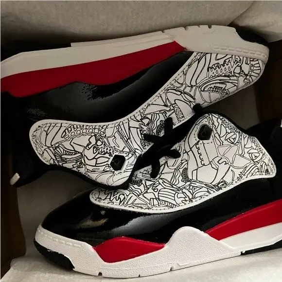 Nike shoes - Air Jordan Dub Zero - Air Dub Zero - Red (UPC: 0196154182560) 7