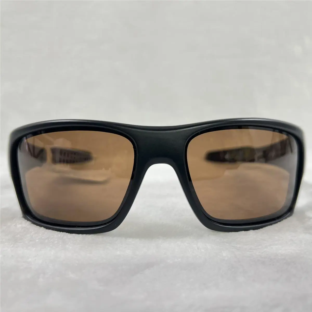 Timberland Polarized Brown Lens Matte Black Frames Wrap Sunglasses TU00012 02H