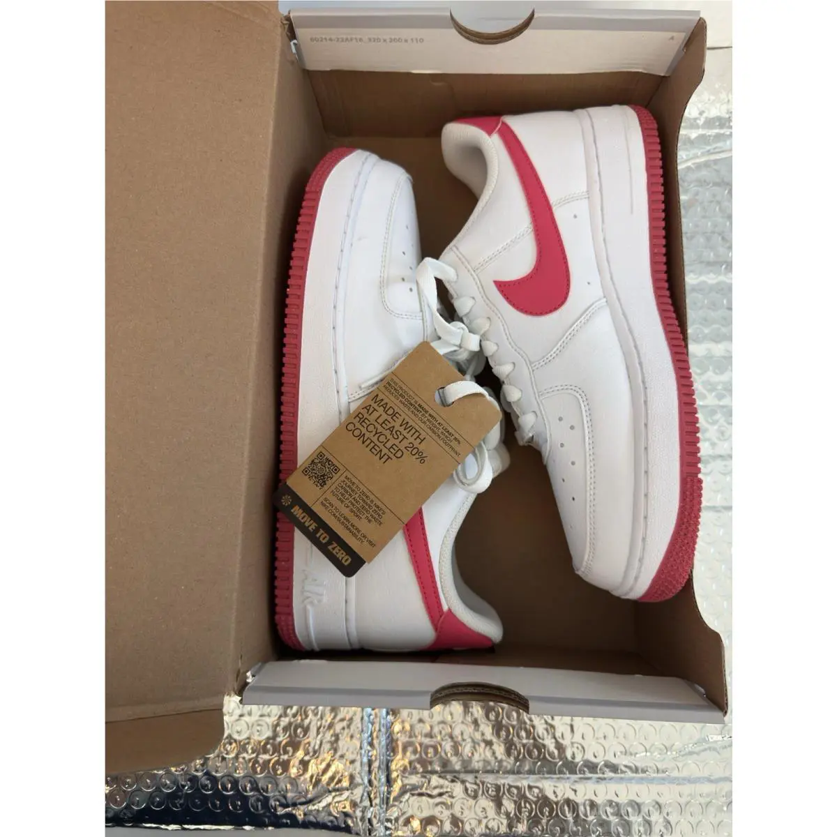 Nike shoes - Nike Air Force 1 - Air Force - DC9486-102 - White/Aster Pink 9