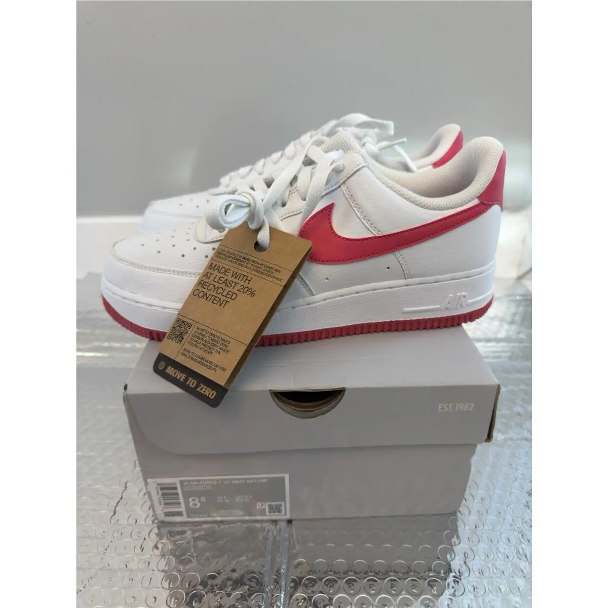 Nike shoes - Nike Air Force 1 - Air Force - DC9486-102 - White/Aster Pink 4