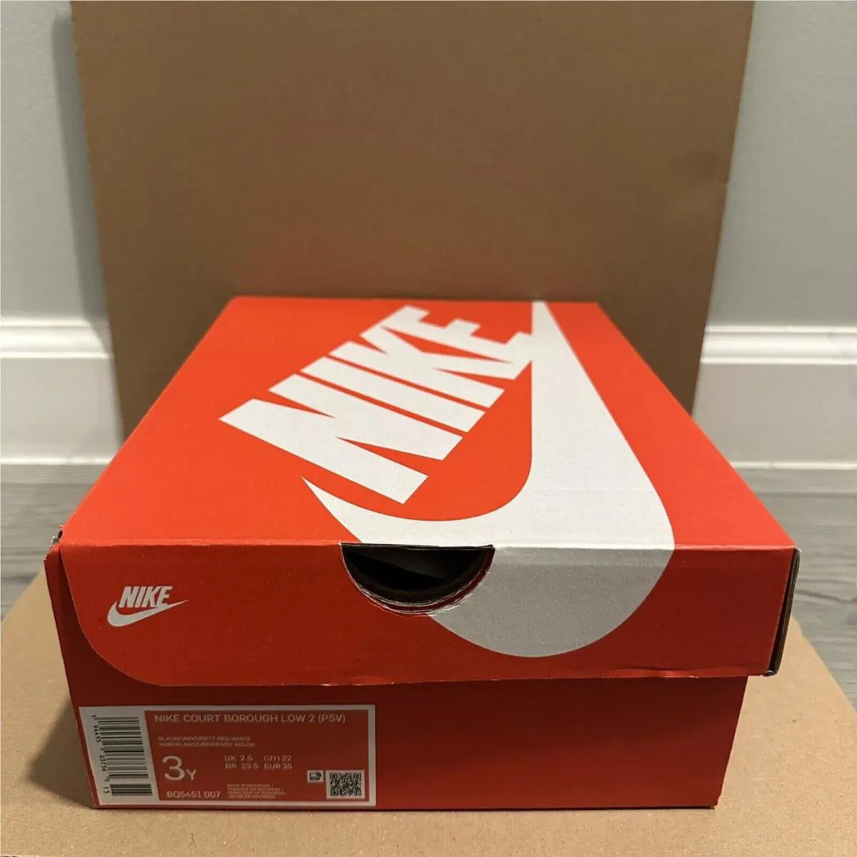Nike shoes - Nike Court Borough - Court Borough - Red 9