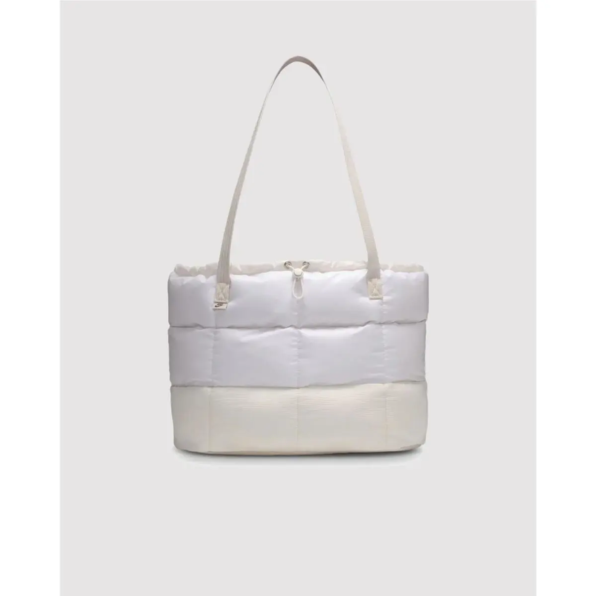 Nike Jordan Sportswear Puffle Tote Bag Light Orewood Water Resist 24L FZ1316 104 - Handle/Strap: Beige, Exterior: Light Orewood Brown / Phantom / Mink Brown, Lining: Beige