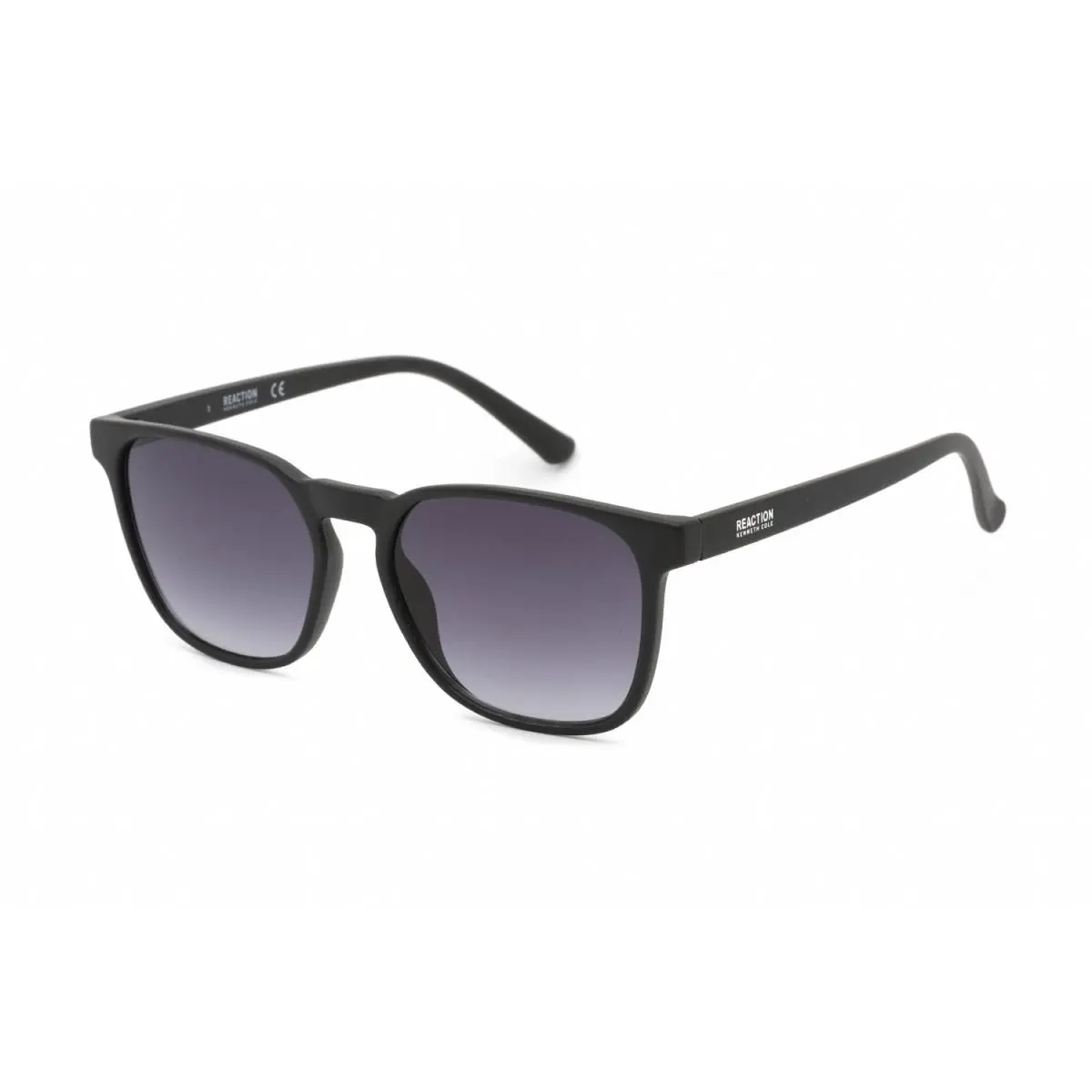 Kenneth Cole Reaction KC1414 02B Square Matte Black/smoke Sunglasses Frame